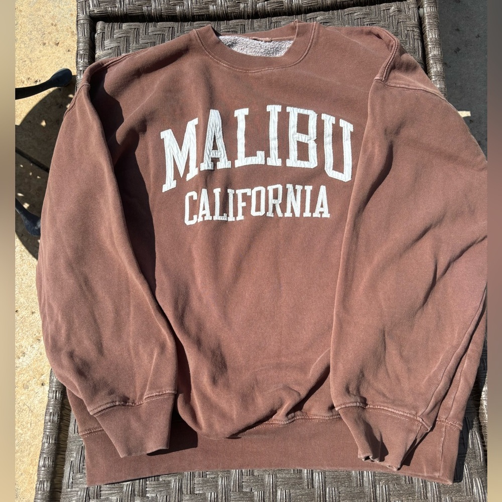 John Galt cocoa brown sweatshirt size XL